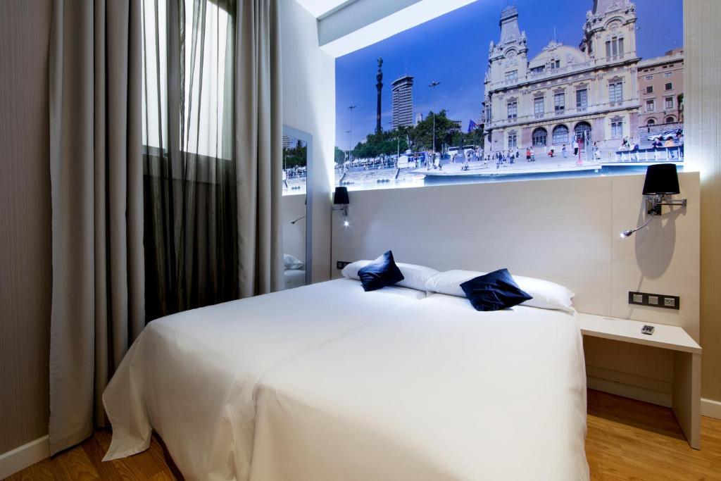Hostal Bcn Ramblas Barcelona Rum bild